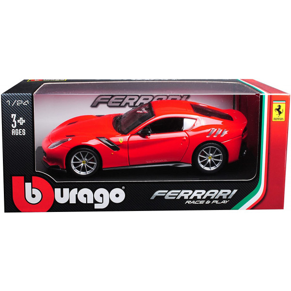 Фото - Коллекционная машинка 1:24 Bburago Ferrari F12TDF (ассорти желтый, красный, 1:24) (18-26021)