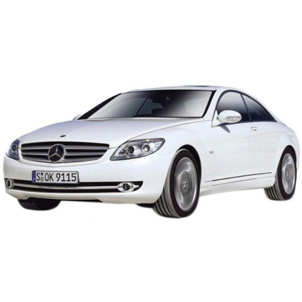 Фото - Коллекционная машинка 1:32 Bburago Mercedes-Benz CL-550 (белый, черный, 1:32) (18-43032)