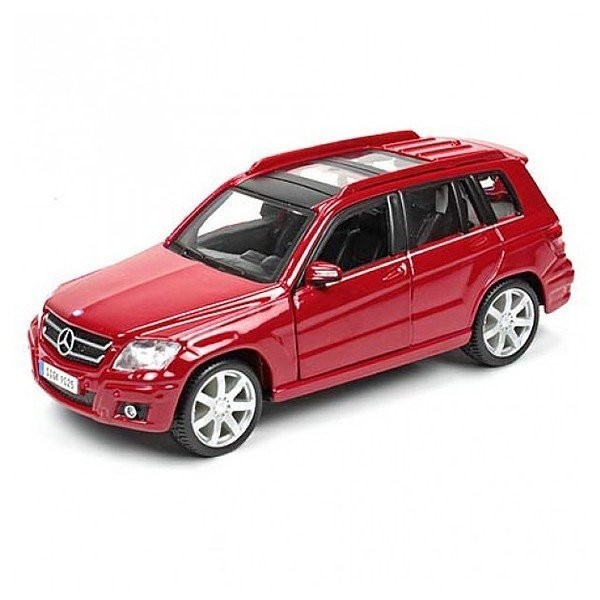 Фото - Колекційна машинка 1:32 Bburago Mercedes-Benz Glk-Class (асорті червоний, сріблястий, 1:32) (18-43016)