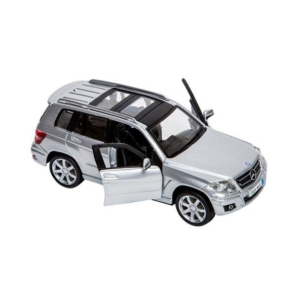Фото - Колекційна машинка 1:32 Bburago Mercedes-Benz Glk-Class (асорті червоний, сріблястий, 1:32) (18-43016)
