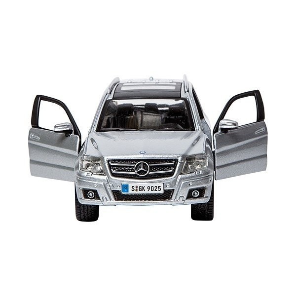 Фото - Колекційна машинка 1:32 Bburago Mercedes-Benz Glk-Class (асорті червоний, сріблястий, 1:32) (18-43016)