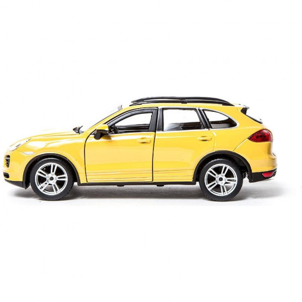 Фото - Коллекционная машинка 1:24 Bburago Porsche Cayenne Turbo (ассорти белый, желтый, 1:24) (18-21056)