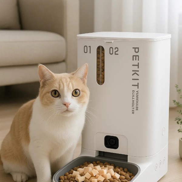 Фото - Смарт-годівниця PETKIT YumShare Dual-hopper with Cam (P591)