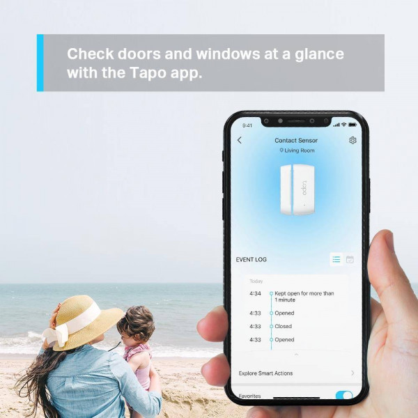 Фото - Беспроводной датчик открытия двери/окна TP-Link Tapo T110
