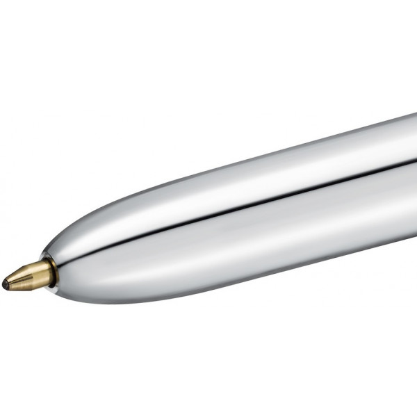 Фото - Ручка BIC 4 Colour Shine Silver (3086123310384)