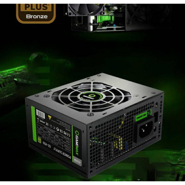 Фото - Блок живлення для ПК Gamemax GS-450 80+