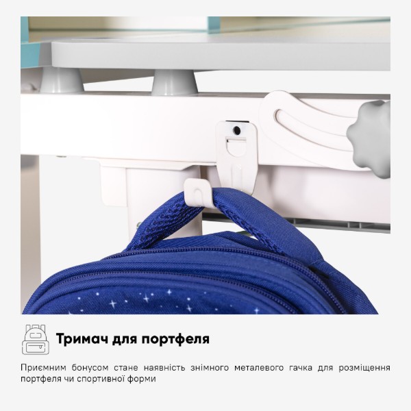 Фото - Комплект мебели школьный Mealux Panda XL Grey (BD-29 G)