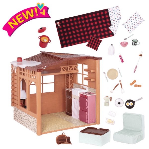 Фото - Мебель и домики для куклы Our Generation с аксессуарами ''Cozy Cabin'' (BD37961)