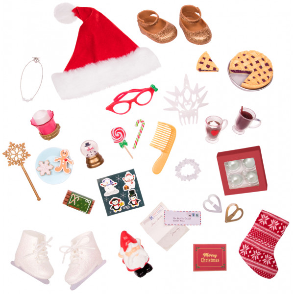 Фото - Одяг та аксесуари для ляльки Our Generation Святковий 24 ел. (BD37968Z)