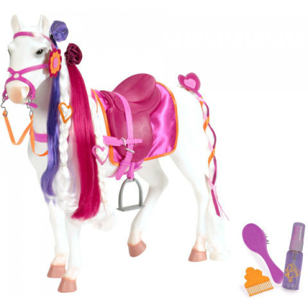Фото - Фігурки тварини Our Generation Кінь Принцеса з аксесуарами 50 см (BD38003Z)