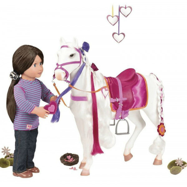 Фото - Фігурки тварини Our Generation Кінь Принцеса з аксесуарами 50 см (BD38003Z)
