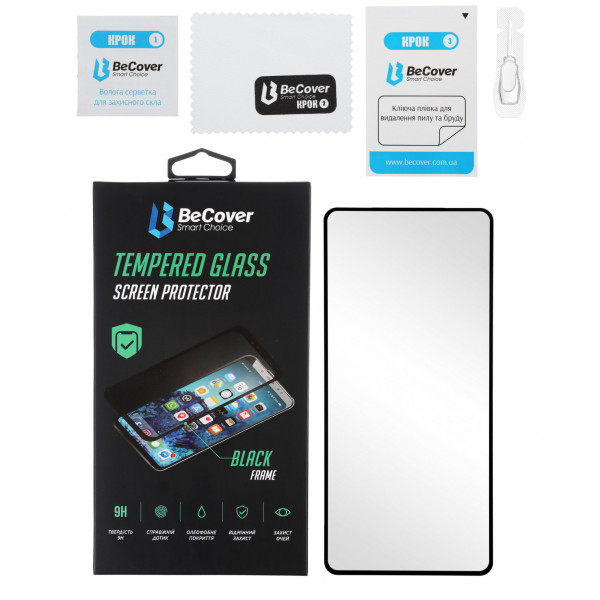 Фото - Захисне скло для смартфону BeCover for Samsung Galaxy A52 SM-A525 Black (706016)