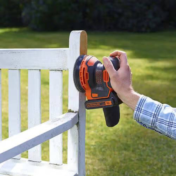 Фото - Ексцентрикова шліфовальна машина Black&Decker BDCROS18N