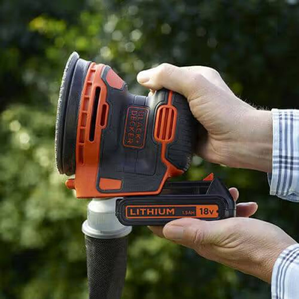 Фото - Ексцентрикова шліфовальна машина Black&Decker BDCROS18N