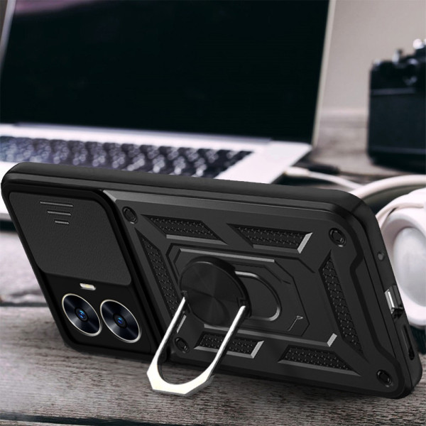 Фото - Чохол для смартфону BeCover Military for Realme C55 Black (709173)