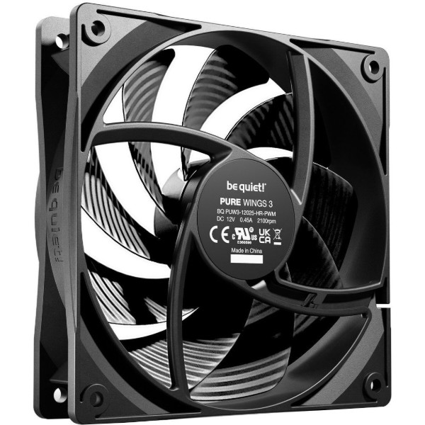 Фото - Корпусний вентилятор Be quiet! Pure Wings 3 120mm PWM High-Speed 3-Pack Black (BL140)