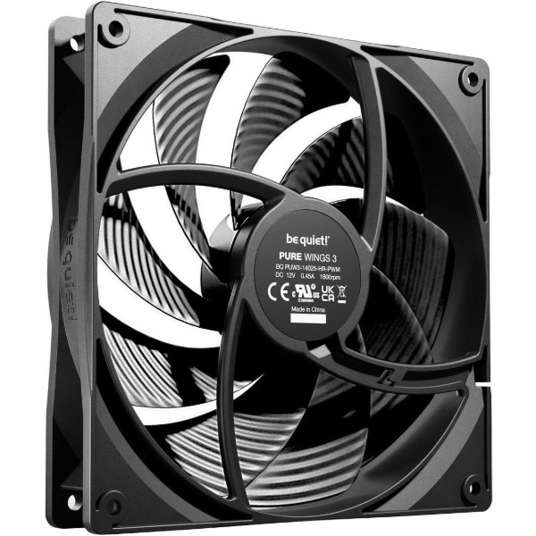 Фото - Корпусний вентилятор Be quiet! Pure Wings 3 140mm PWM High-Speed 3-Pack Black (BL138)