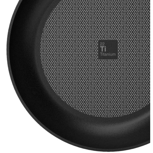 Фото - Сковорода універсальна TVS Titan Elite Induction 28 см (BE163283310001)