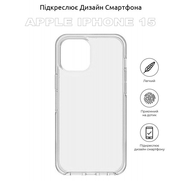 Фото - Чехол для смартфона BeCover for Apple iPhone 15 Transparancy (710144)