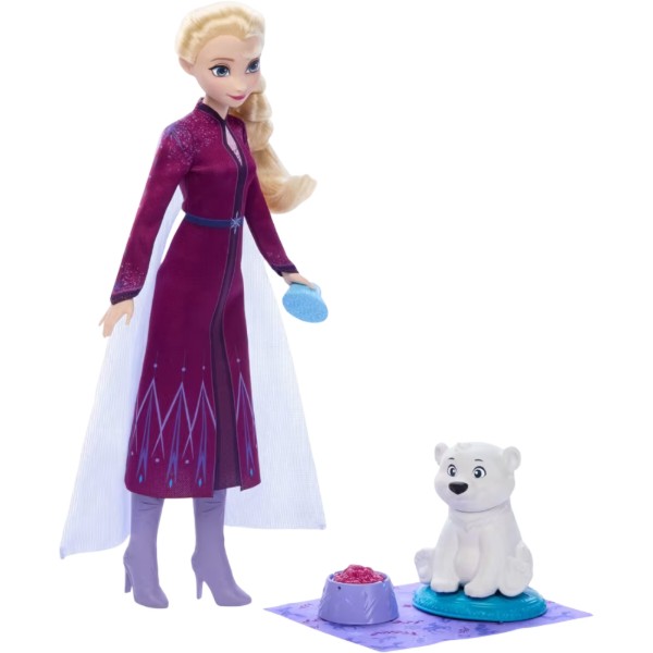 Фото - Лялька Disney Frozen Ельза з маленьким ведмежам Крижане серце (JFG16) Фото - Лялька Disney Frozen Ельза з маленьким ведмежам Крижане серце (JFG16)