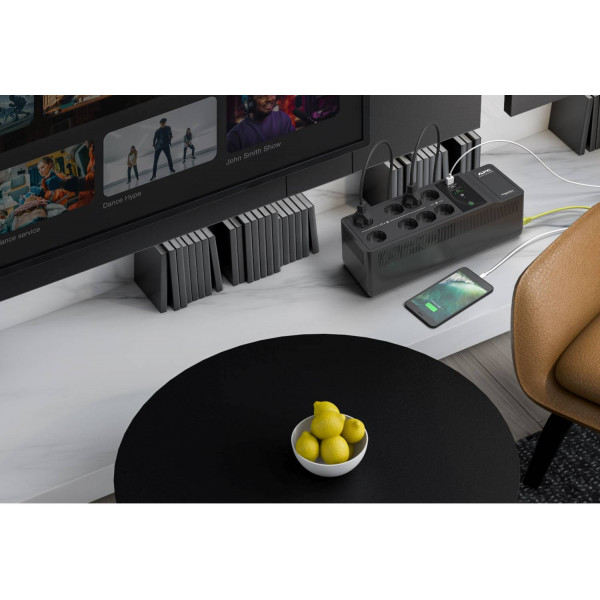 Фото - Джерело безперебійного живлення APC Back-UPS 850VA 230V USB Type-C and A charging ports (BE850G2-GR)