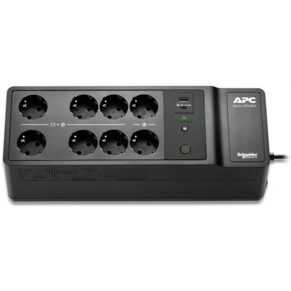 Фото - Джерело безперебійного живлення APC Back-UPS 850VA 230V USB Type-C and A charging ports (BE850G2-GR)