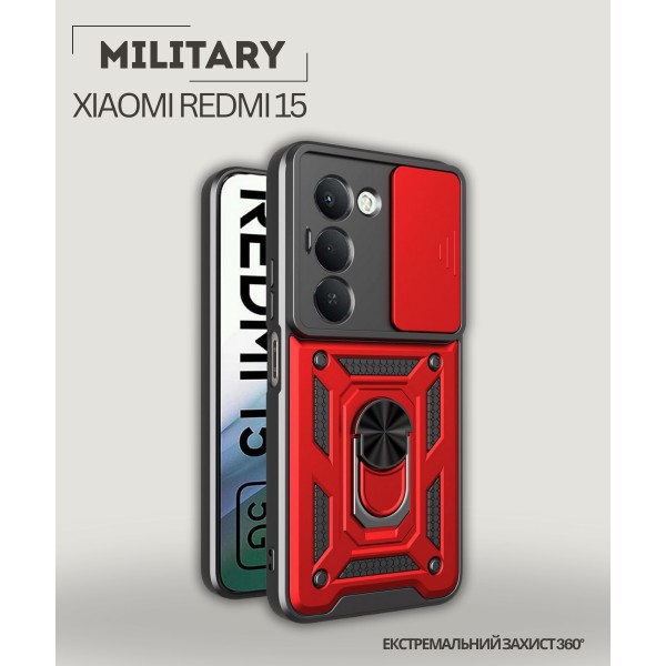 Фото - Чохол для смартфону BeCover Military for Xiaomi Redmi 15 Red (713924)