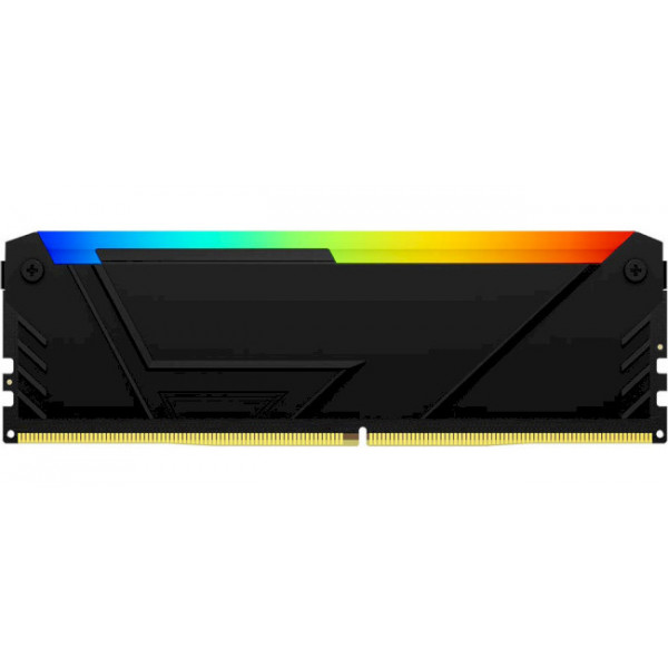 Фото - Память DDR Kingston Fury Beast RGB Black DDR4-3200 128GB (4x32GB) CL16-20-20 1.35V XMP (KF432C16BB2AK4/128)