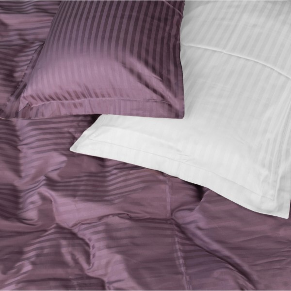 Фото - Комплект постельного белья детский MirSon Satin Stripe 30-0008 + 30-0001 Bethseda 110х140 (2200005246382)