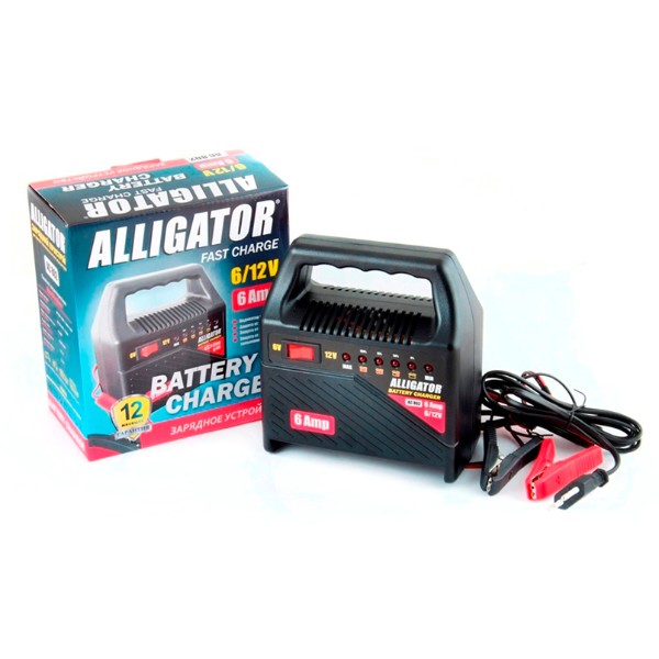 Фото - Пускозарядное устройство ALLIGATOR 6А 6/12V (AC802)