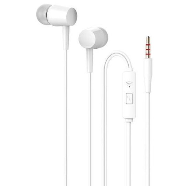Фото - Наушники вкладыши проводные Denmen DR02 3.5mm 1.2 м White (DE-DR02-WH)