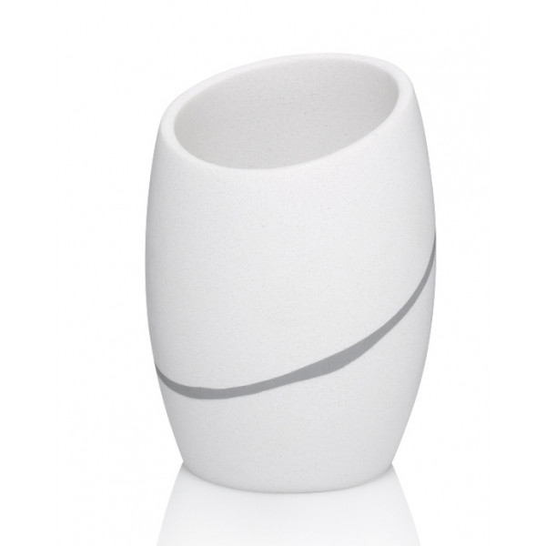 Фото - Органайзер для ванної кімнати Kela Talus біла 11х8 см (20302)