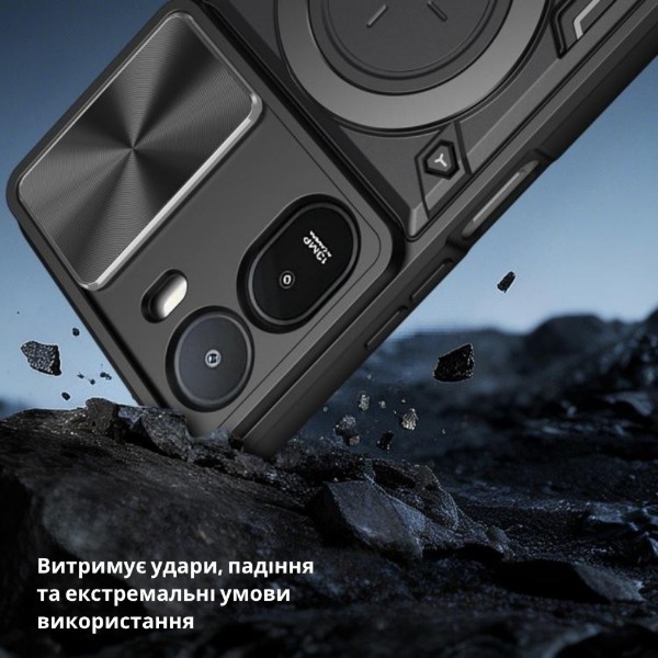 Фото - Чехол для смартфона BeCover Full Guard Slide Magnetic for Poco C81 Pro Black (716407)
