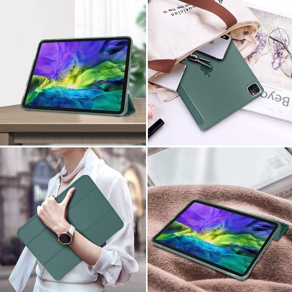Фото - Чохол для планшета BeCover Tri Fold Hard for Apple iPad Air 13" M4 2026 Dark Green (715334)