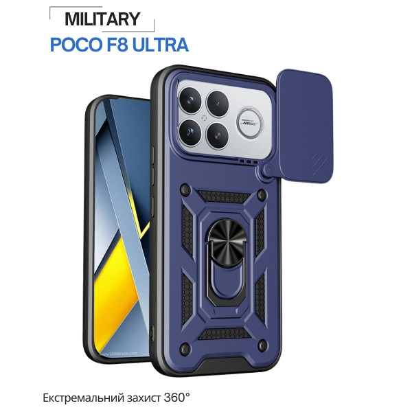 Фото - Чехол для смартфона BeCover Military for Poco F8 Ultra Blue (715405)