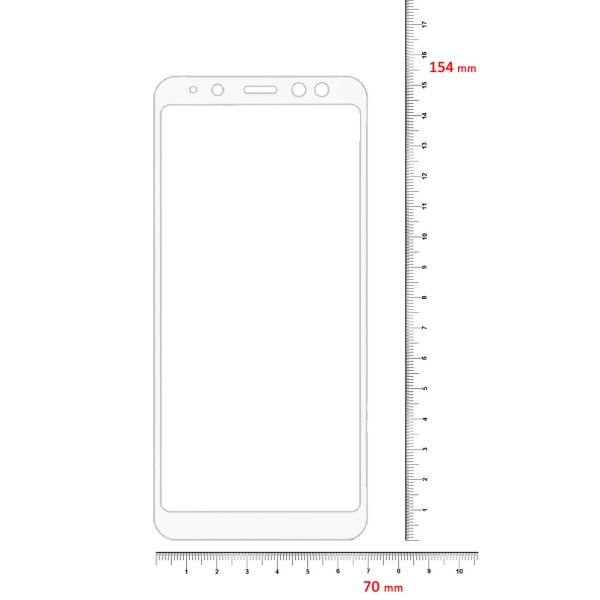 Фото - Захисне скло для смартфону BeCover Samsung Galaxy A8+ 2018 SM-A730 White (704681)