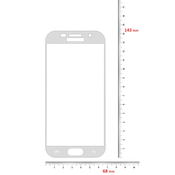 Фото - Захисне скло для смартфону BeCover Samsung Galaxy A3 2017 SM-A320 White (704685)