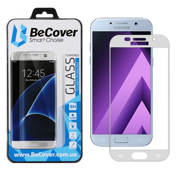 Фото - Захисне скло для смартфону BeCover Samsung Galaxy A3 2017 SM-A320 White (704685)