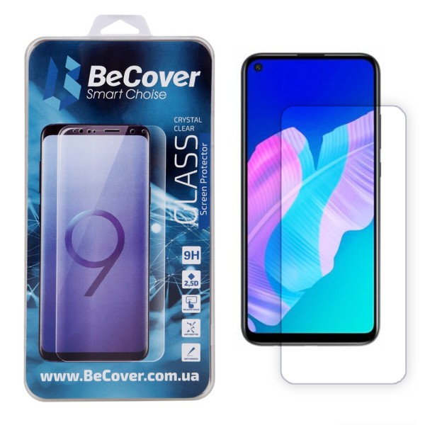 Фото - Захисне скло для смартфону BeCover Huawei P40 Lite E/Y7p Crystal Clear Glass (704846)