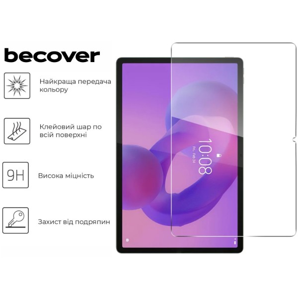 Фото - Защитное стекло для планшета BeCover for Lenovo Idea Tab/K11 (2nd Gen) TB336/Xiaoxin Pad (2025) 11" (713678)
