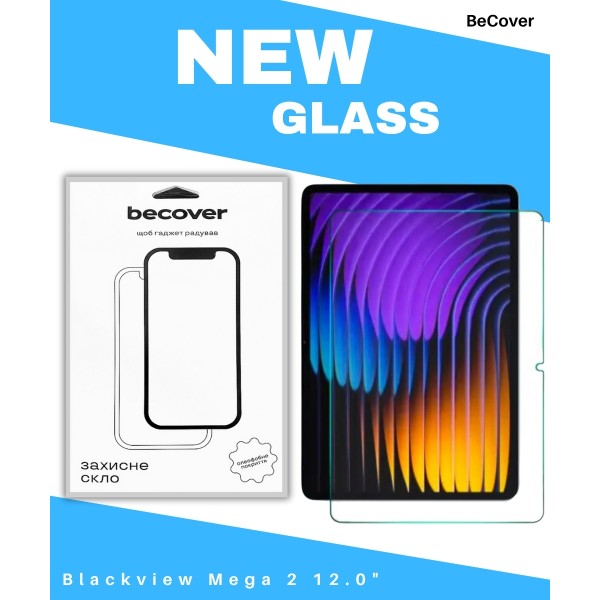 Фото - Защитное стекло для планшета BeCover for Blackview Mega 2 12.0" (714607)