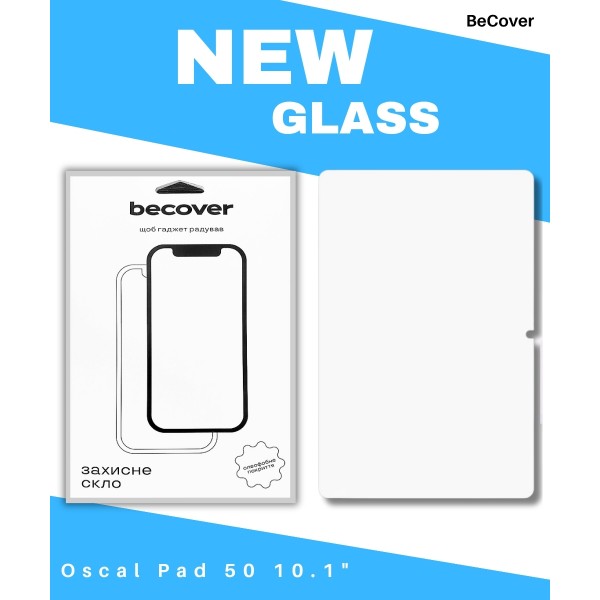 Фото - Защитное стекло для планшета BeCover for Oscal Pad 50 10.1" (714608)