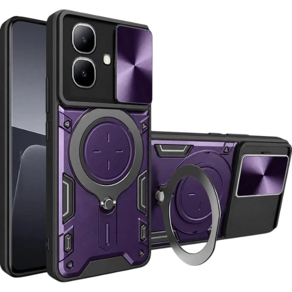 Фото - Чехол для смартфона BeCover Full Guard Slide Magnetic for Infinix Smart 20 (X6840) Purple (716382) Фото - Чехол для смартфона BeCover Full Guard Slide Magnetic for Infinix Smart 20 (X6840) Purple (716382)