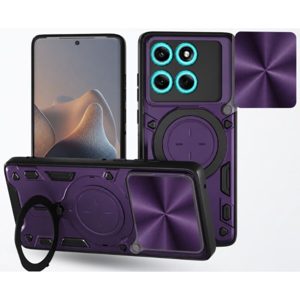 Фото - Чохол для смартфону BeCover Full Guard Slide Magnetic for Motorola Edge 60 Fusion Purple (716386)