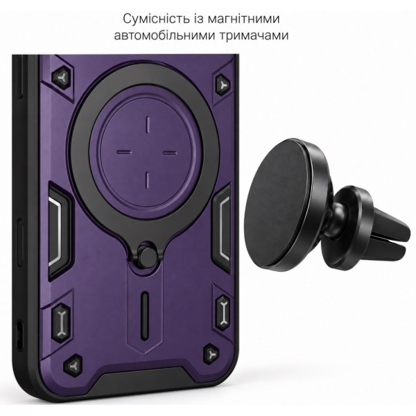 Фото - Чохол для смартфону BeCover Full Guard Slide Magnetic for Motorola Edge 60 Fusion Purple (716386)