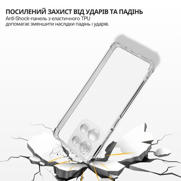 Фото - Чехол для смартфона BeCover Anti-Shock for Motorola Moto G17 / G17 Power Clear (715699)