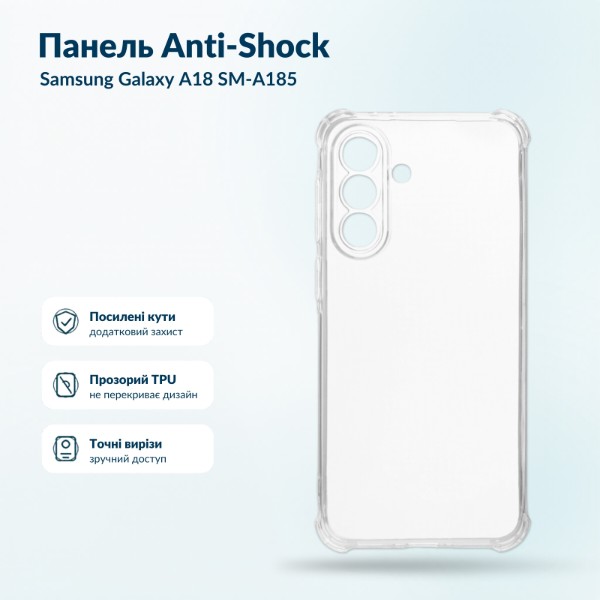Фото - Чехол для смартфона BeCover Anti-Shock for Samsung Galaxy A18 SM-A185 Clear (716336)