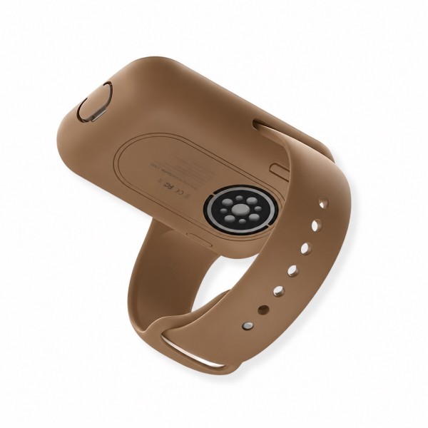 Фото - Батарея мобильная BeCover Charging Soft Case for Apple Watch 40/41mm 1200 mAh Brown (716526)