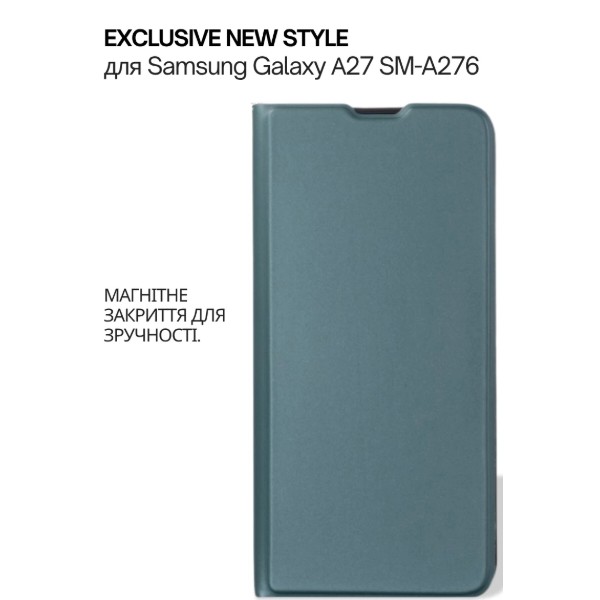 Фото - Чехол для смартфона BeCover Exclusive New Style for Samsung Galaxy А27 SM-A276 Dark Green (715689)