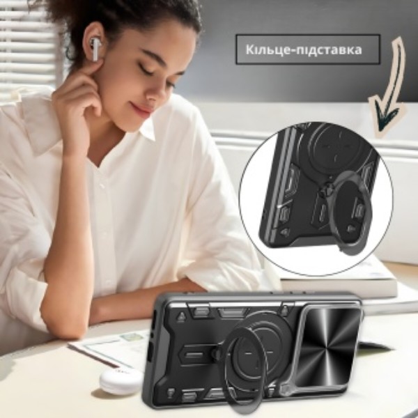 Фото - Чехол для смартфона BeCover Full Guard Slide Magnetic for Poco F8 Pro Black (716411)